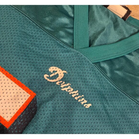 Vintage Logo Athletic Miami Dolphins Zach Thomas #54 Football NFL Jersey Sz L - Picture 10 of 16